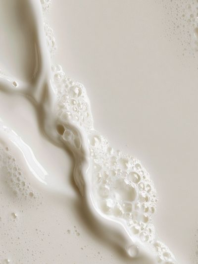 Cream Foam Abstract Print. poster
