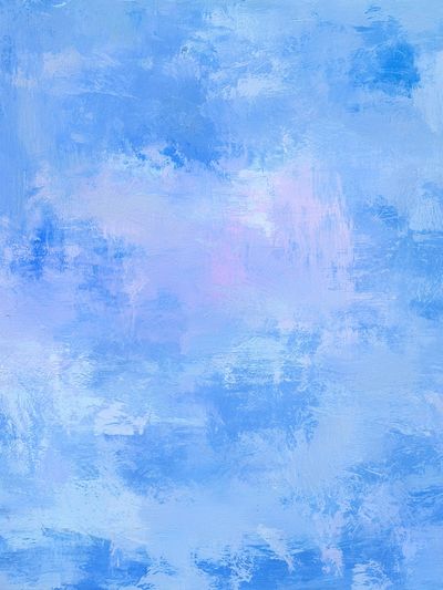 Soft Blue Cloudscape Abstract Poster.