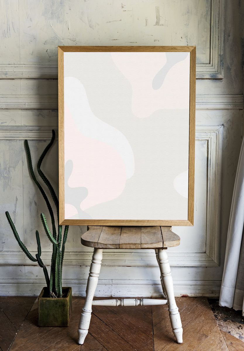 Colorful abstract fluid patterned background. — room view 1