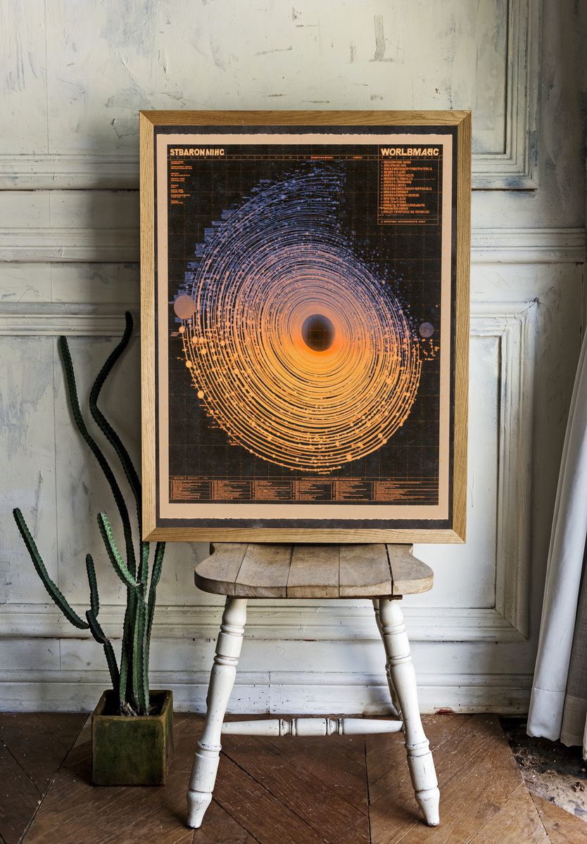Solar Orbit Abstract Poster. room preview