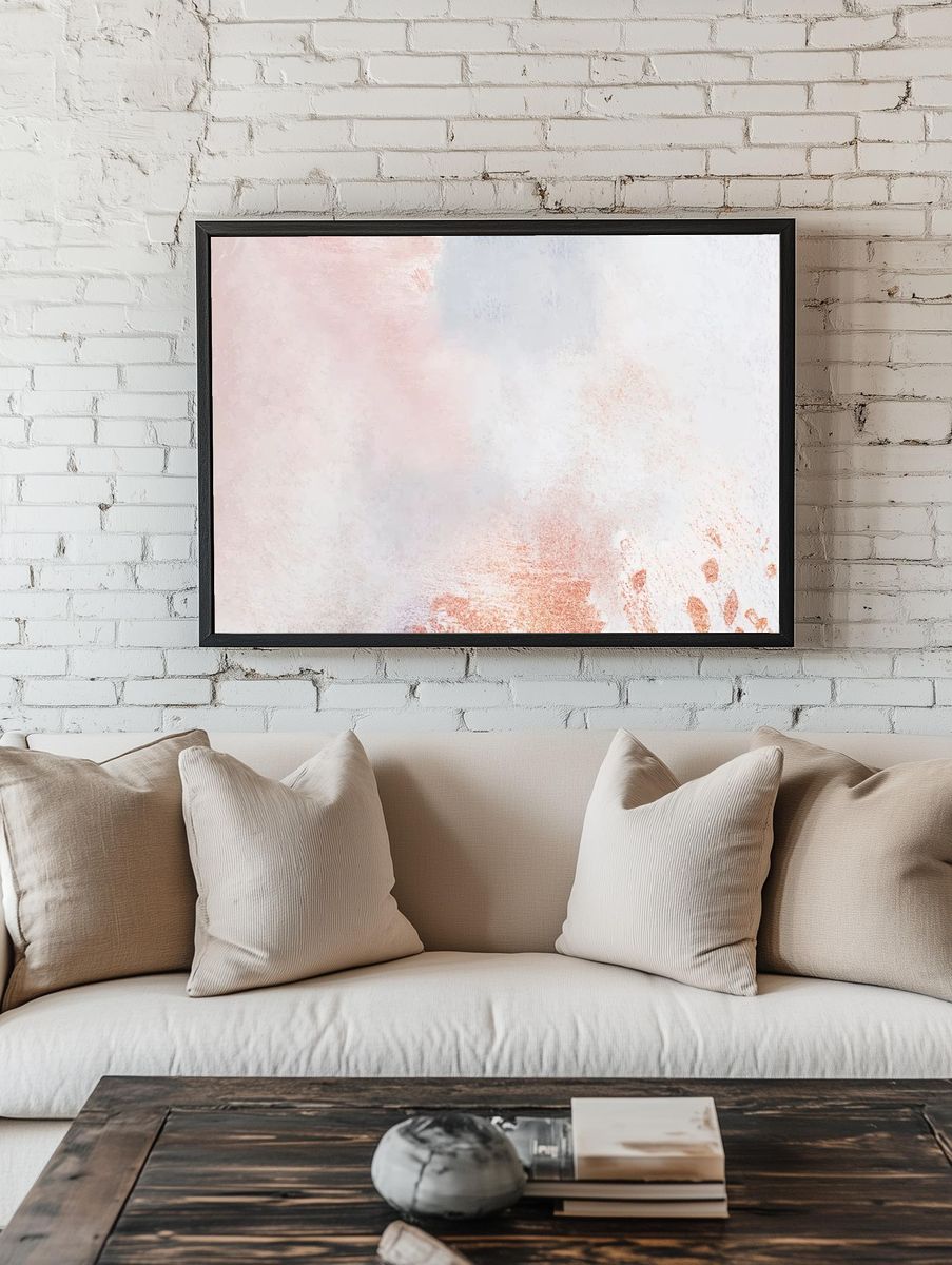 Abstract oil paint textured background room preview
