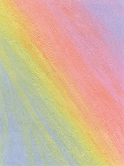Pastel Rainbow Gradient Abstract Poster.
