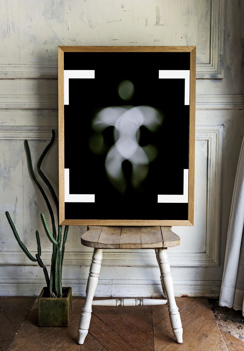 Abstract Light Blur Poster. room preview