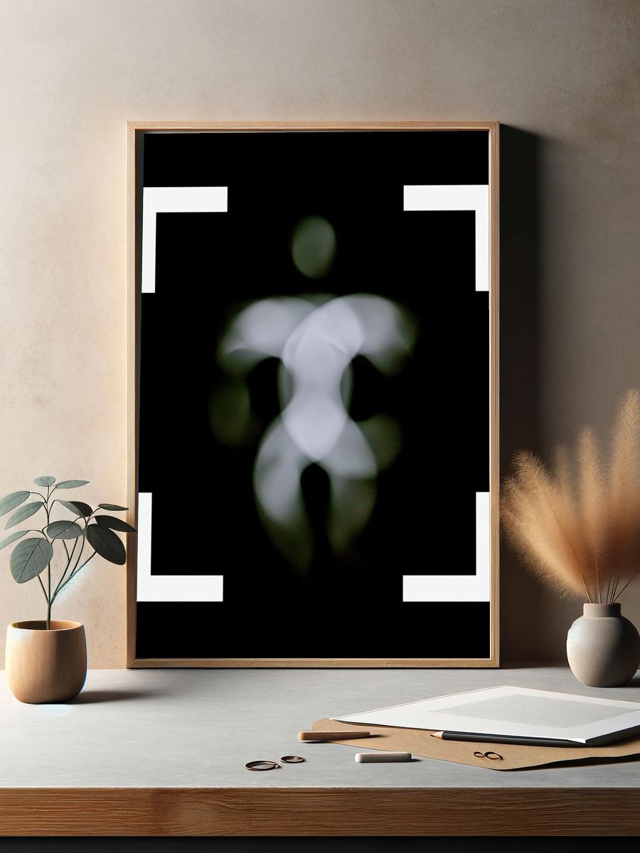 Abstract Light Blur Poster. — room view 2