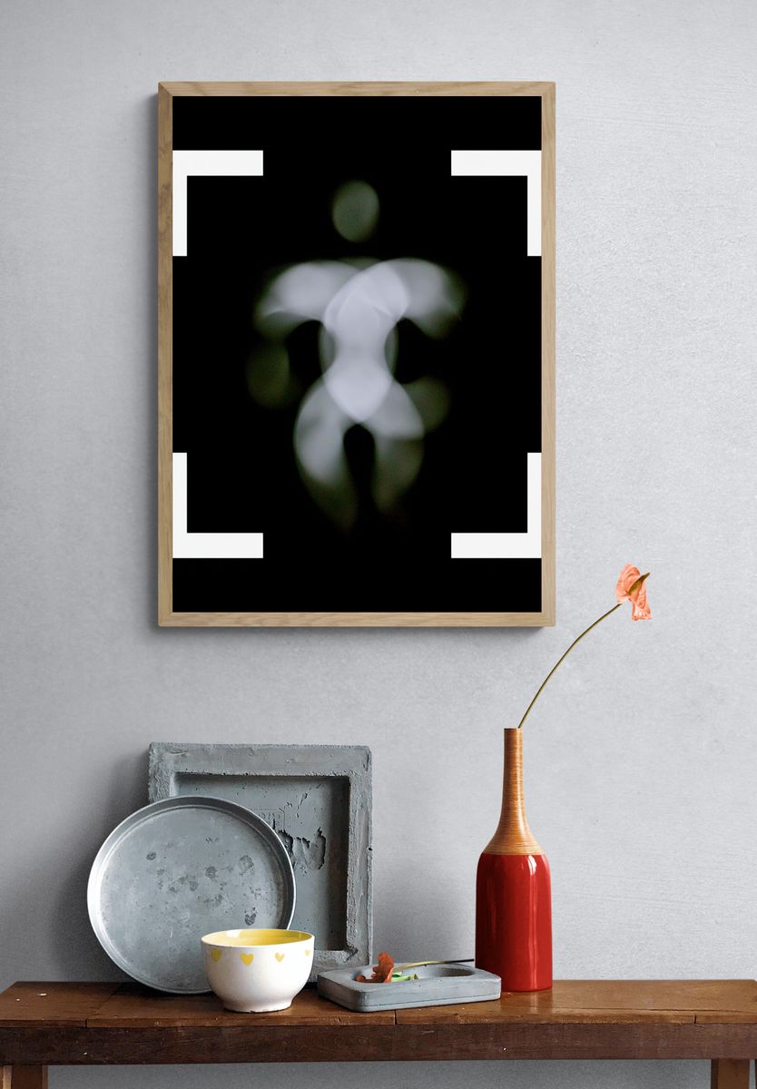 Abstract Light Blur Poster. — room view 3