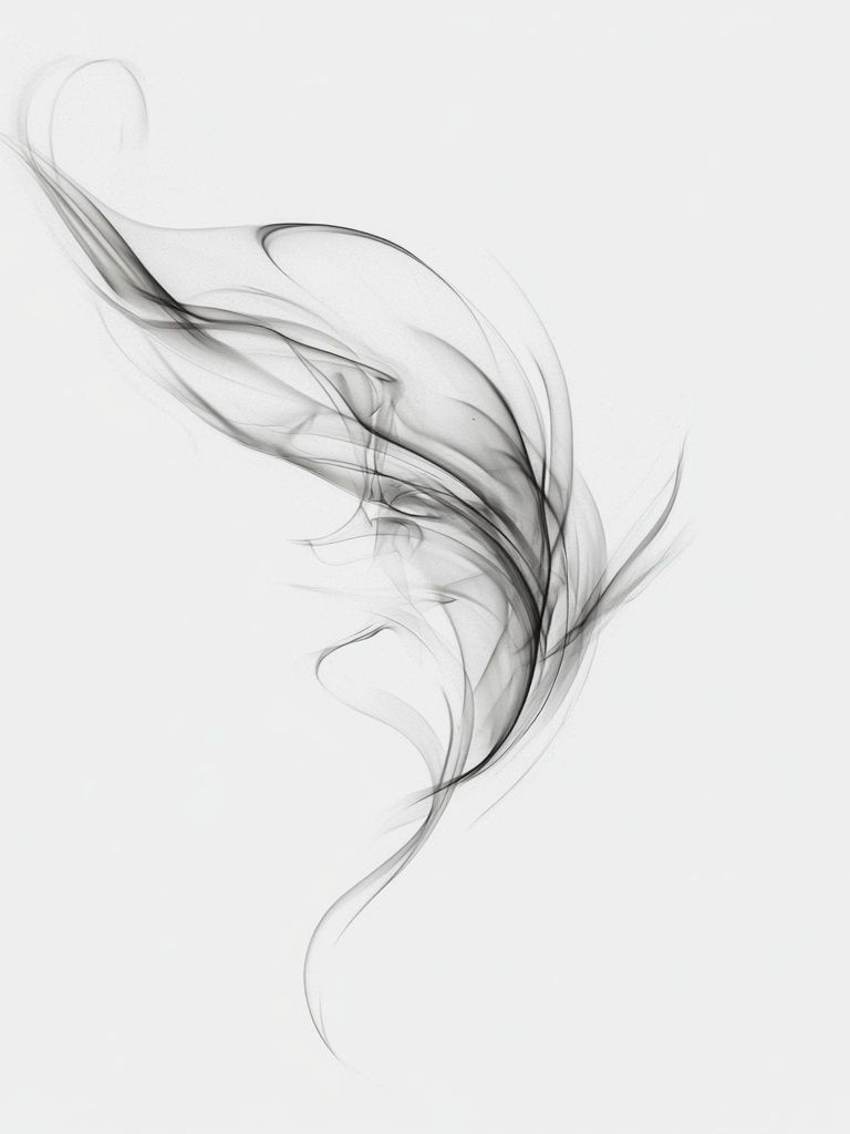 Smoke Flow Abstract Print. poster — abstract art