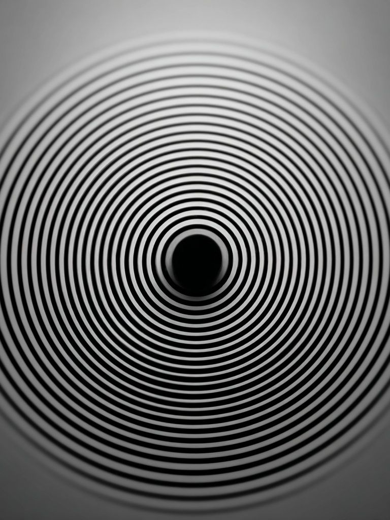 Concentric Rings Abstract Poster. poster detail
