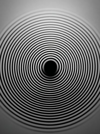 Concentric Rings Abstract Poster. poster