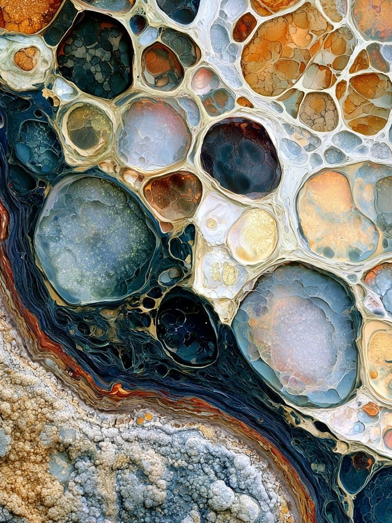 Organic Cell Abstract Poster. poster detail