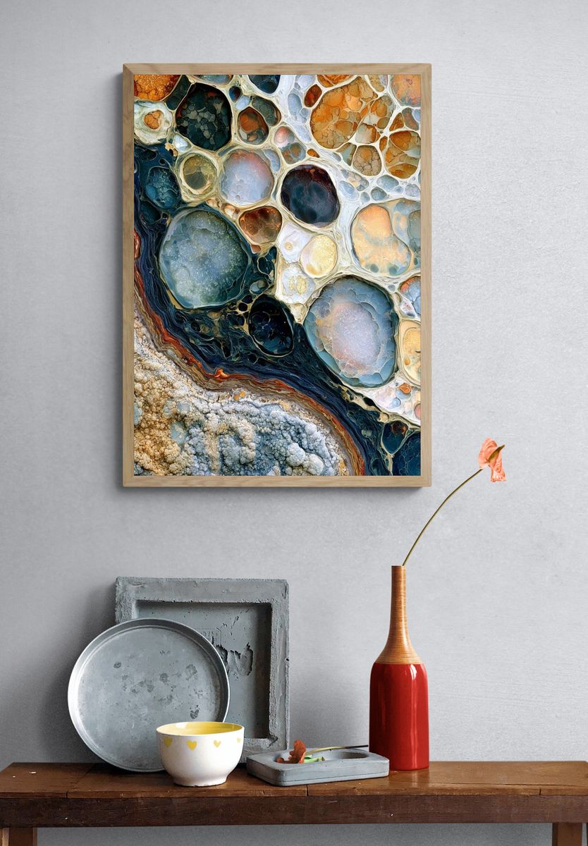 Organic Cell Abstract Poster. — room view 3