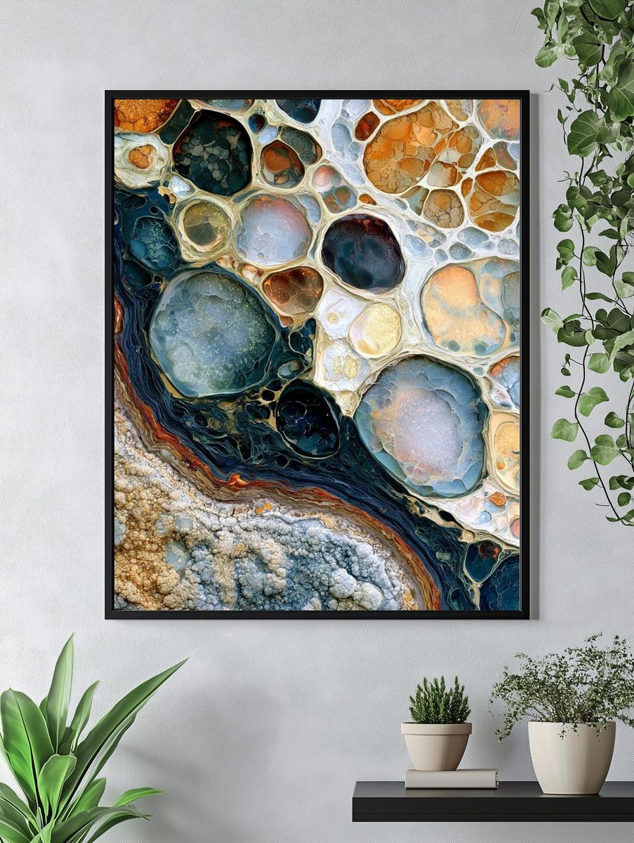 Organic Cell Abstract Poster. — room view 4