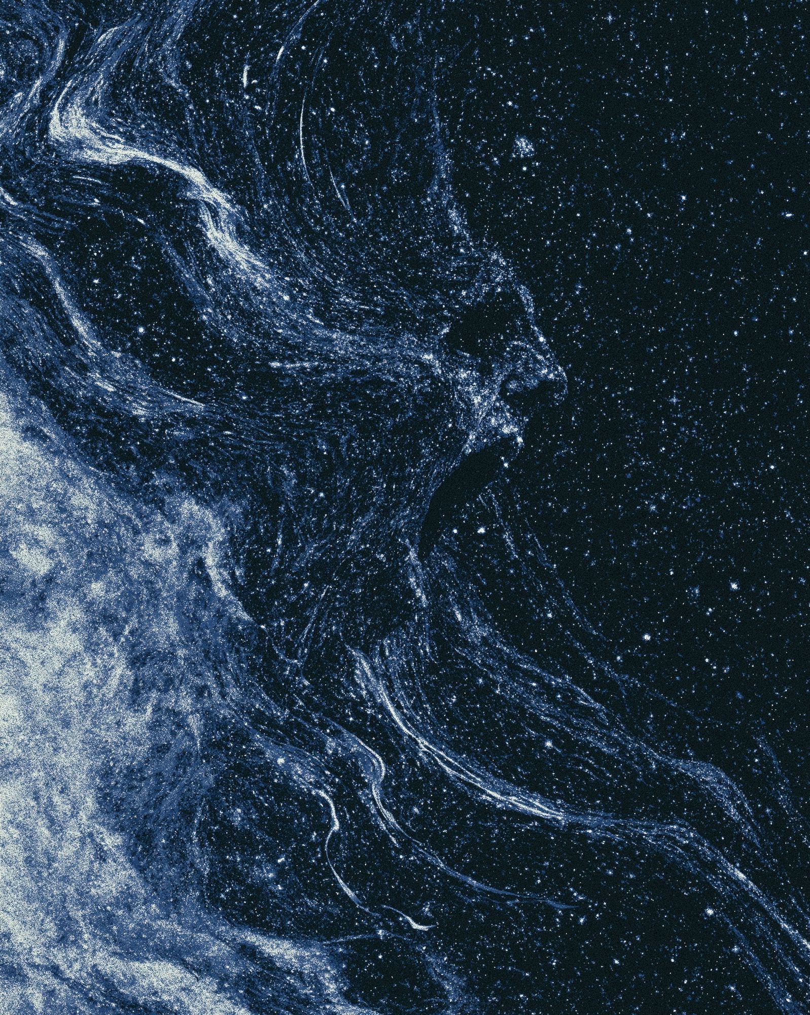 Celestial Nebula Abstract Print. poster — abstract art