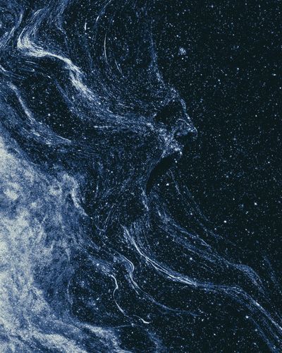 Celestial Nebula Abstract Print.