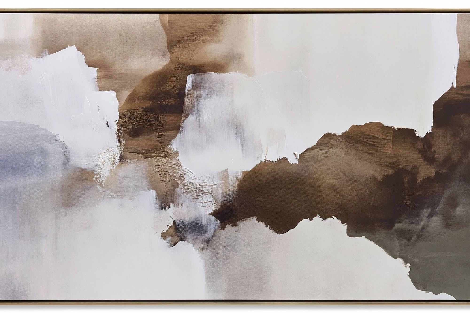 Neutral Brushstroke Abstract Poster. poster — abstract art