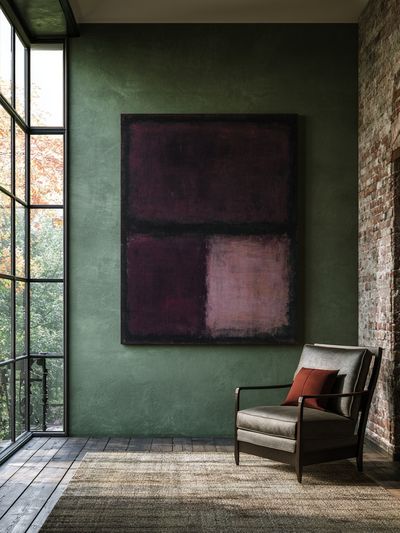 Abstract Plum Blocks Poster. poster
