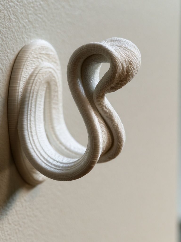 Abstract Loop Sculpture Print. poster detail