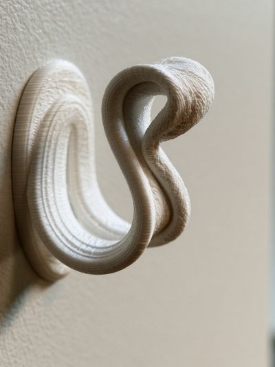 Abstract Loop Sculpture Print.