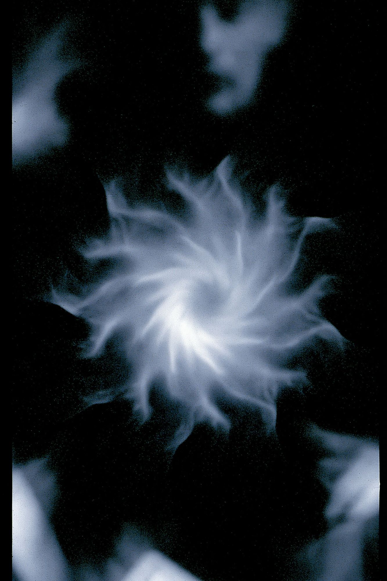 Blue Smoke Abstract Poster. poster — abstract art