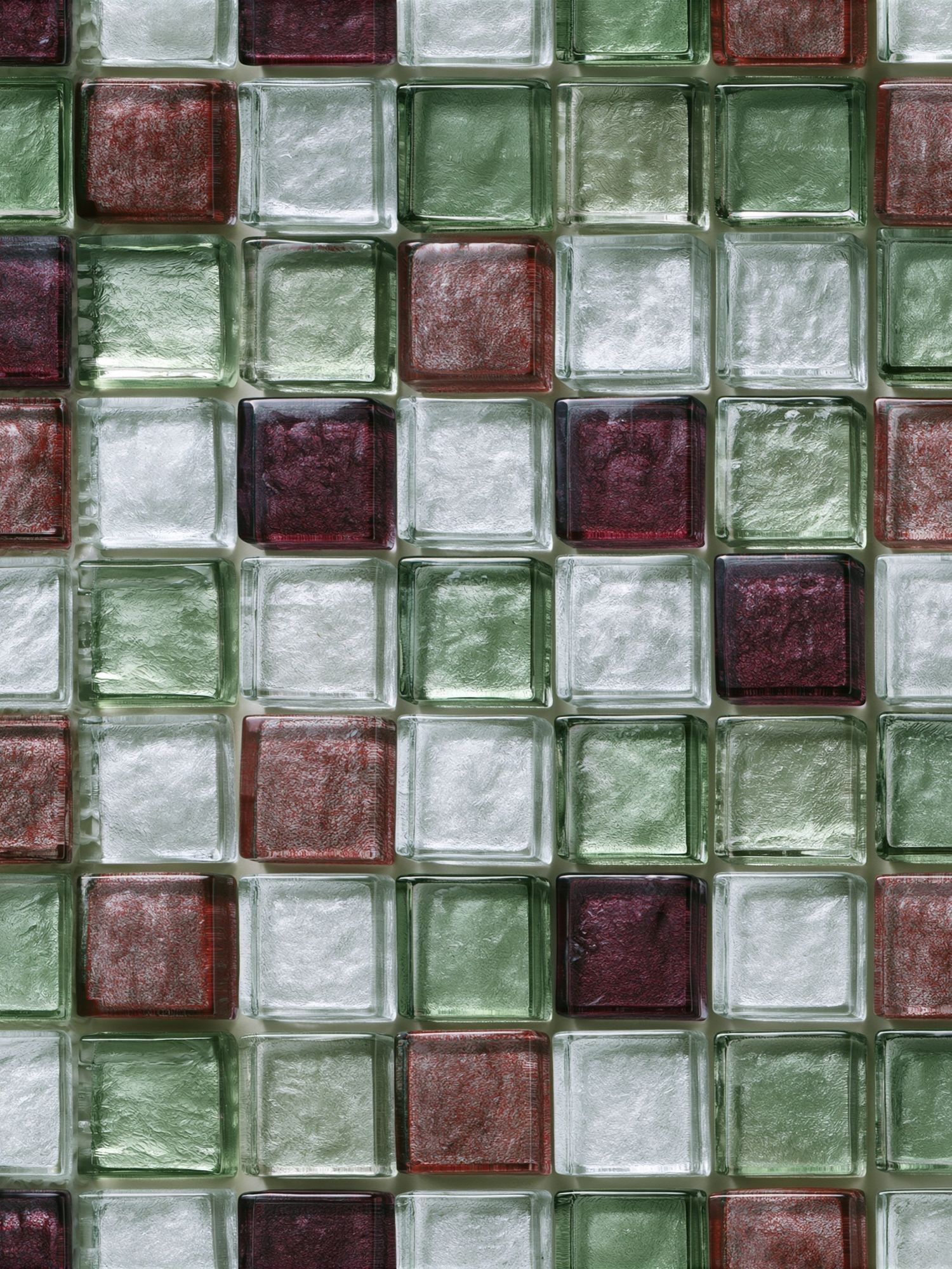 Glass Mosaic Grid Abstract Poster. poster detail