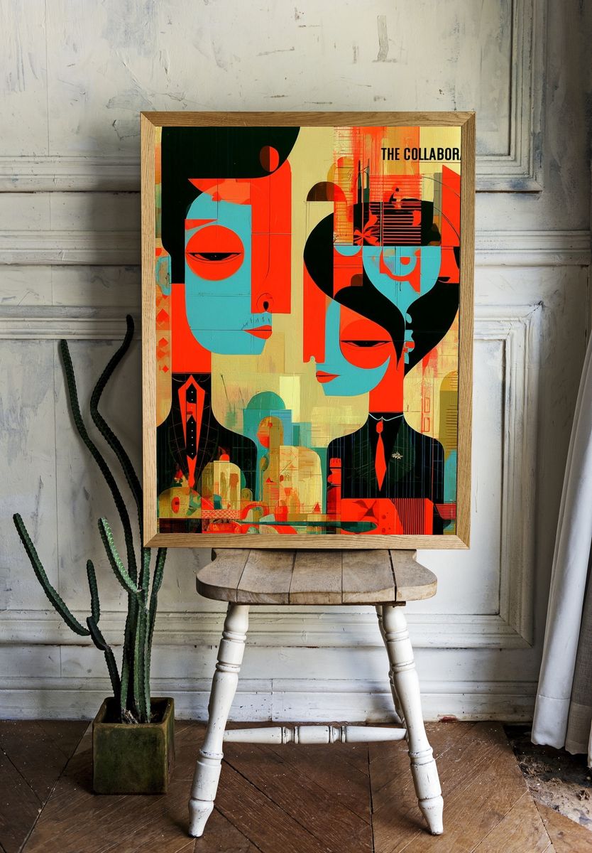 The Collaboration Abstract Poster. room preview
