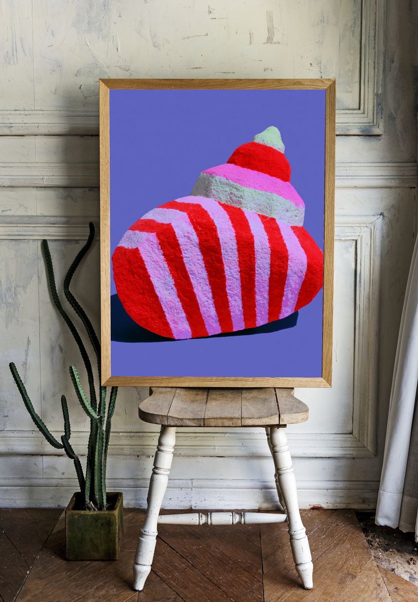 Candy Rock Abstract Poster. — room view 1