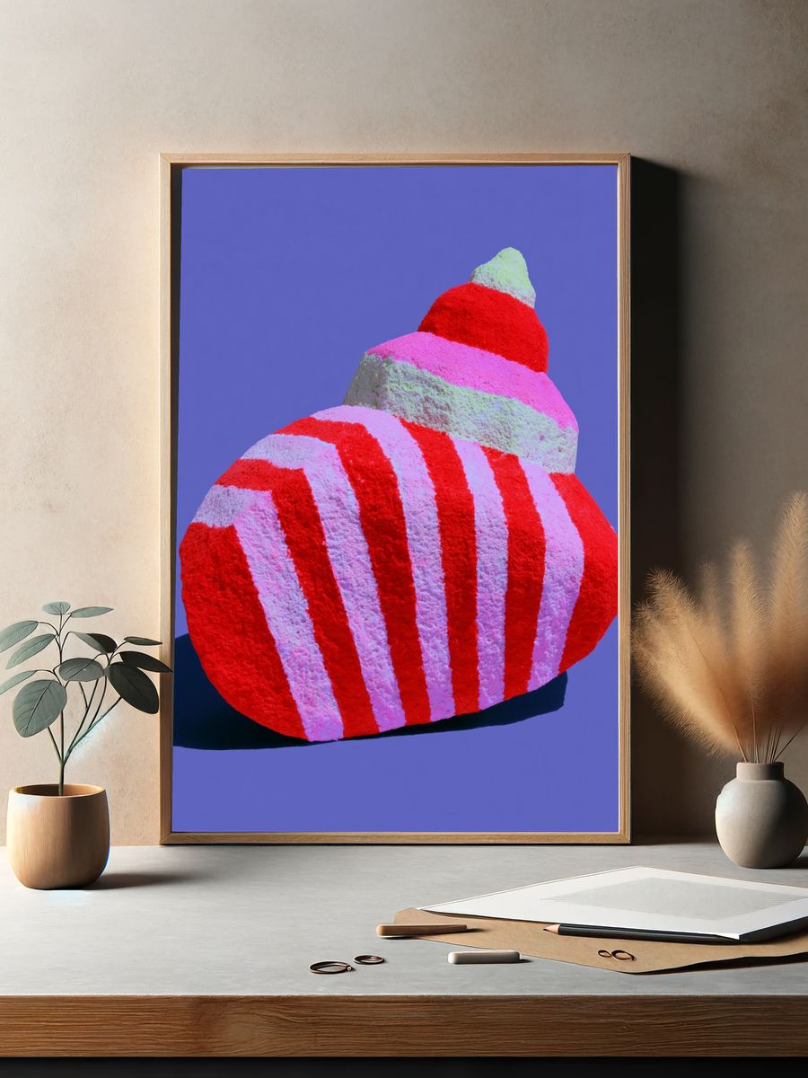 Candy Rock Abstract Poster. — room view 2