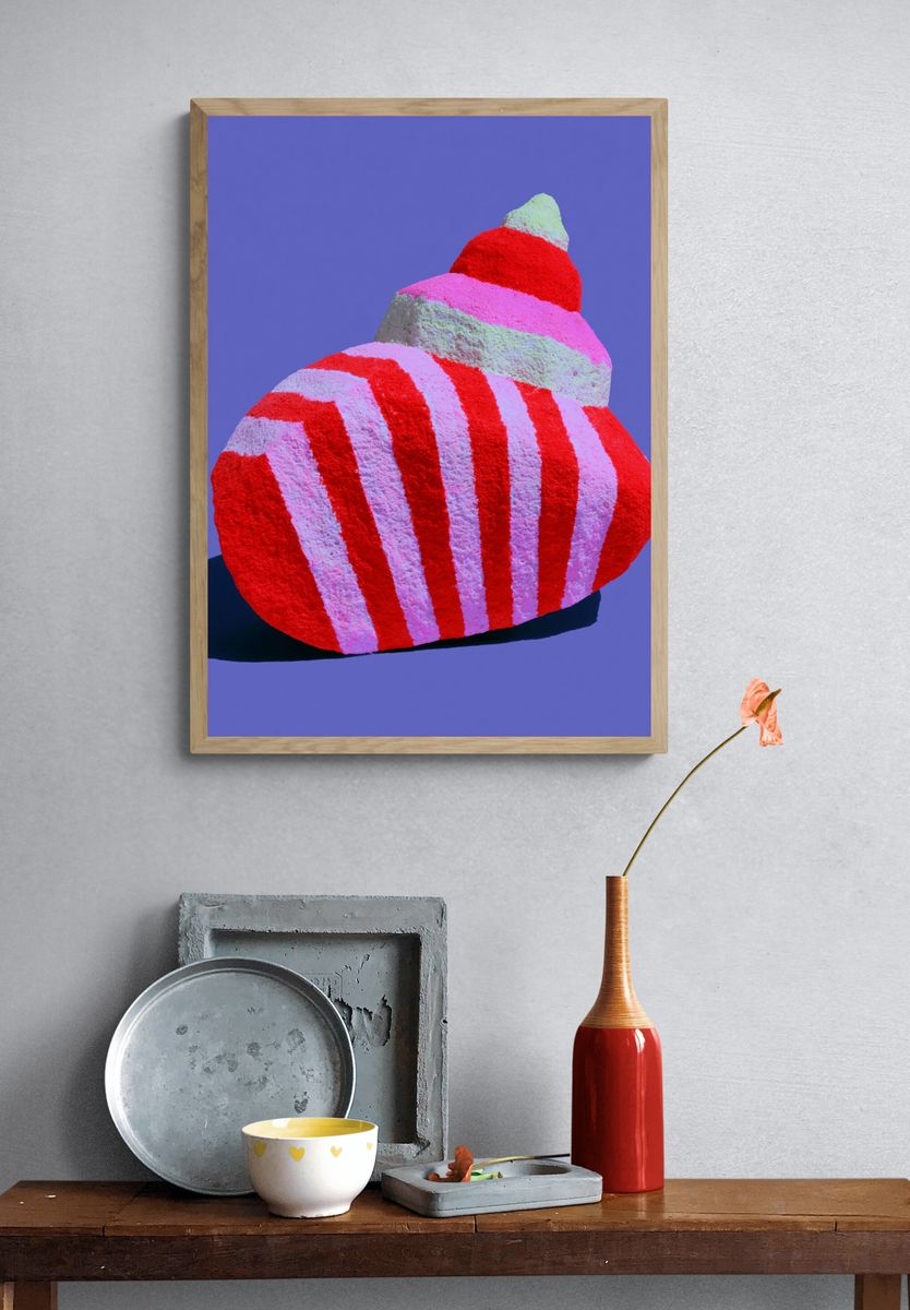 Candy Rock Abstract Poster. — room view 3