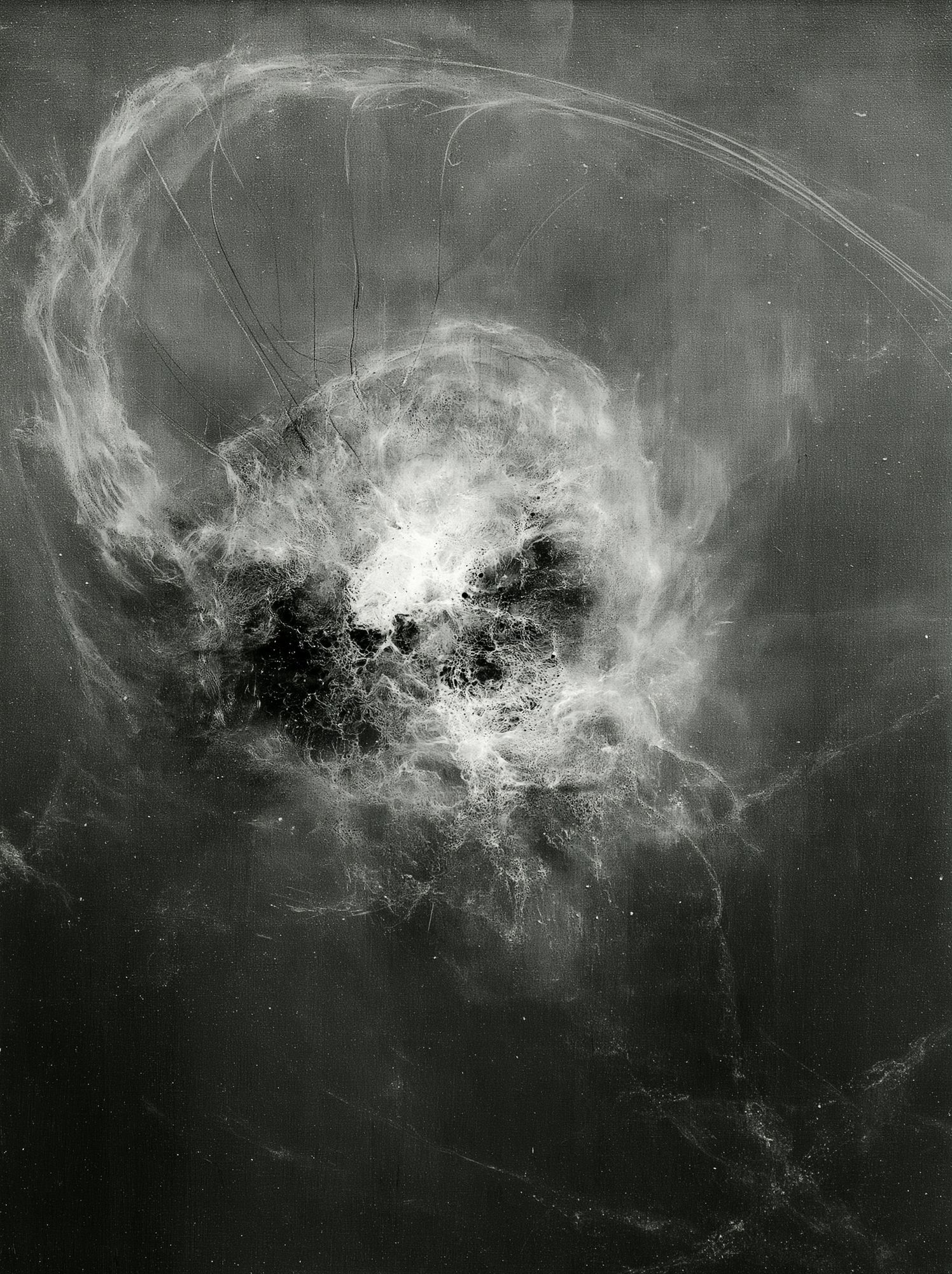Cosmic Smoke Abstract Print. poster — abstract art