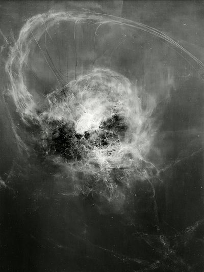 Cosmic Smoke Abstract Print.