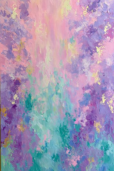 Pastel Dreamscape Abstract Poster. poster