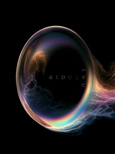 Cosmic Orbital Glow Abstract Poster.