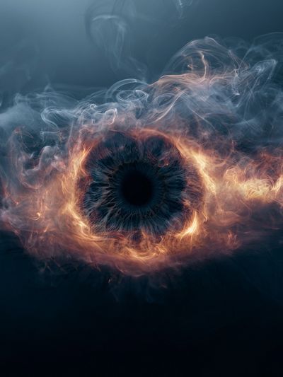Cosmic Eye Abstract Poster.