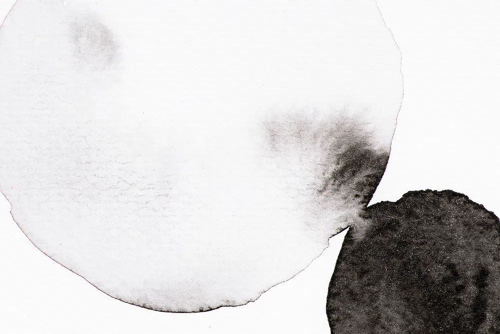 Minimal watercolor stain texture background. poster — abstract art