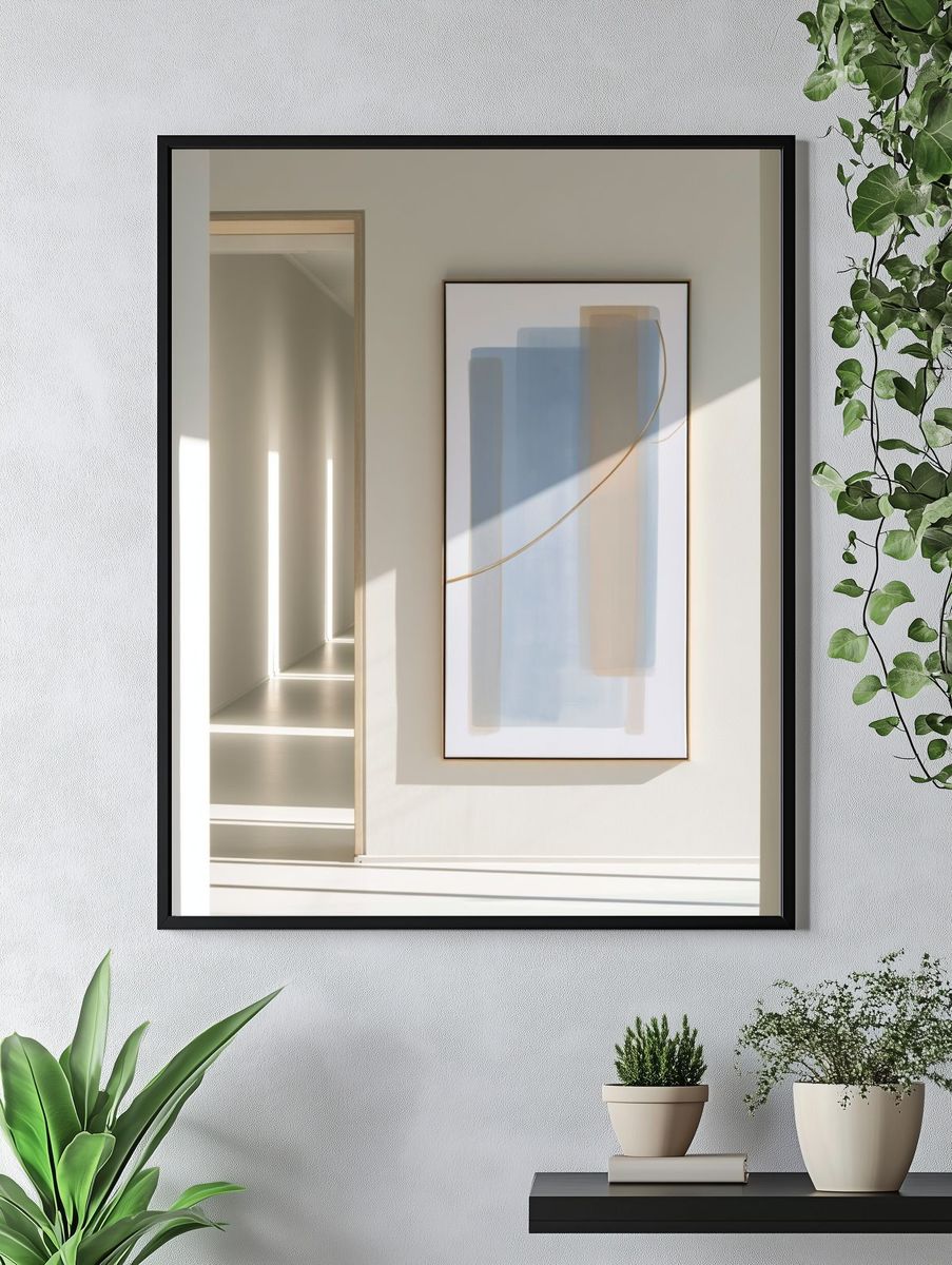 Soft Geometry Abstract Poster. — room view 4