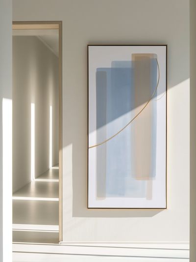 Soft Geometry Abstract Poster. poster