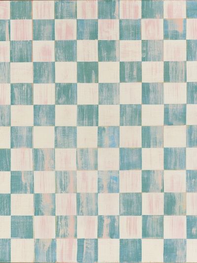 Pastel Checkerboard Abstract Poster.