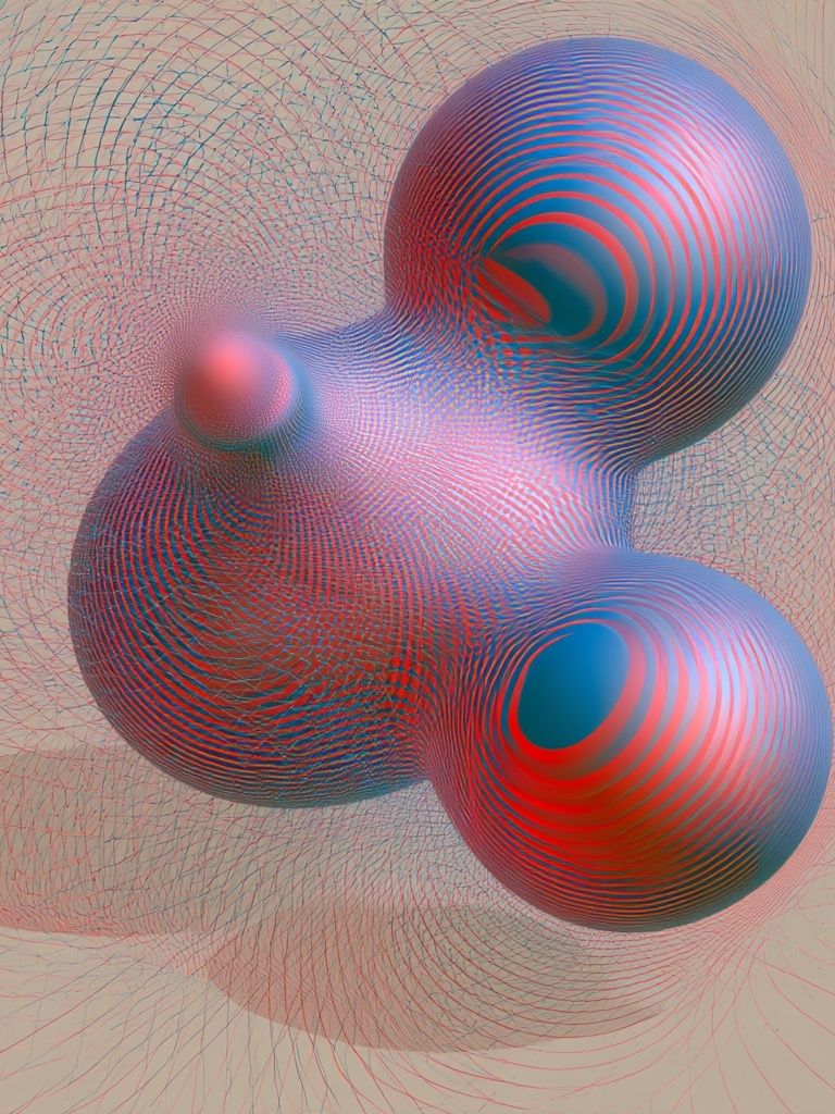 Chromatic Orbital Abstract Poster. poster detail