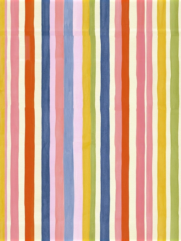 Pastel Stripe Abstract Poster. poster detail