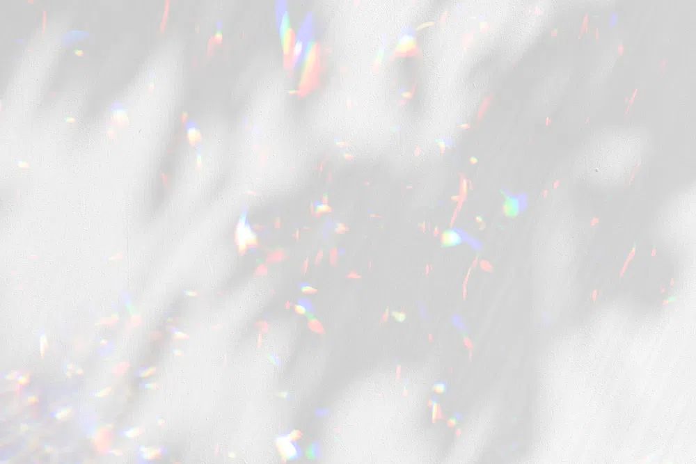 Holographic leaf shadow background illustration. poster — abstract art