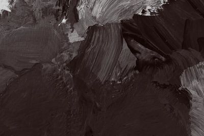 Black oil paint strokes textured