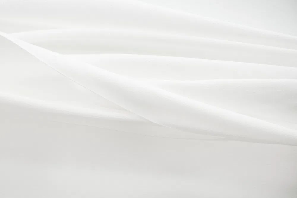 White fabric texture background design. poster detail
