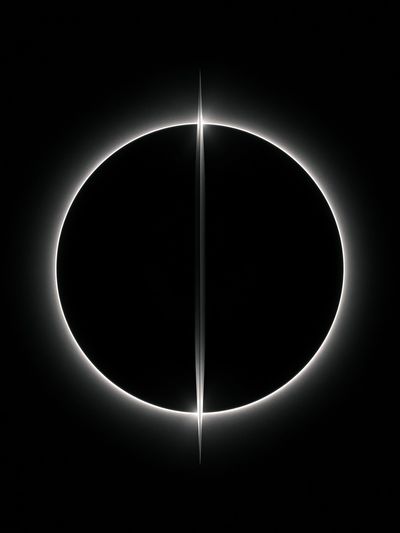 Eclipse Halo Abstract Poster.