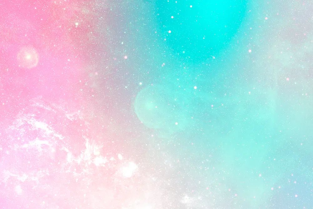 Gradient galaxy patterned background illustration. poster — abstract art
