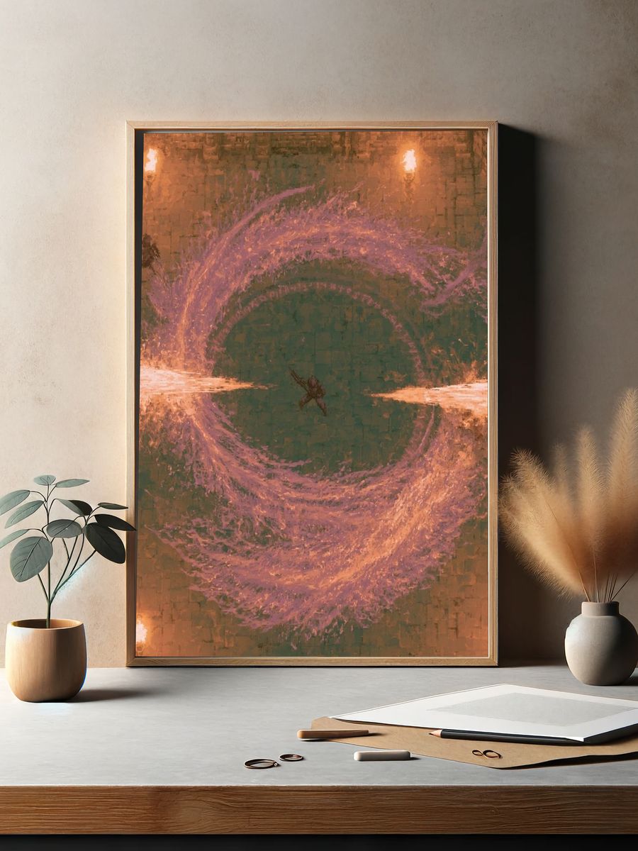 Cosmic Energy Ring Print. — room view 2