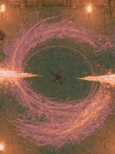 Cosmic Energy Ring Print.