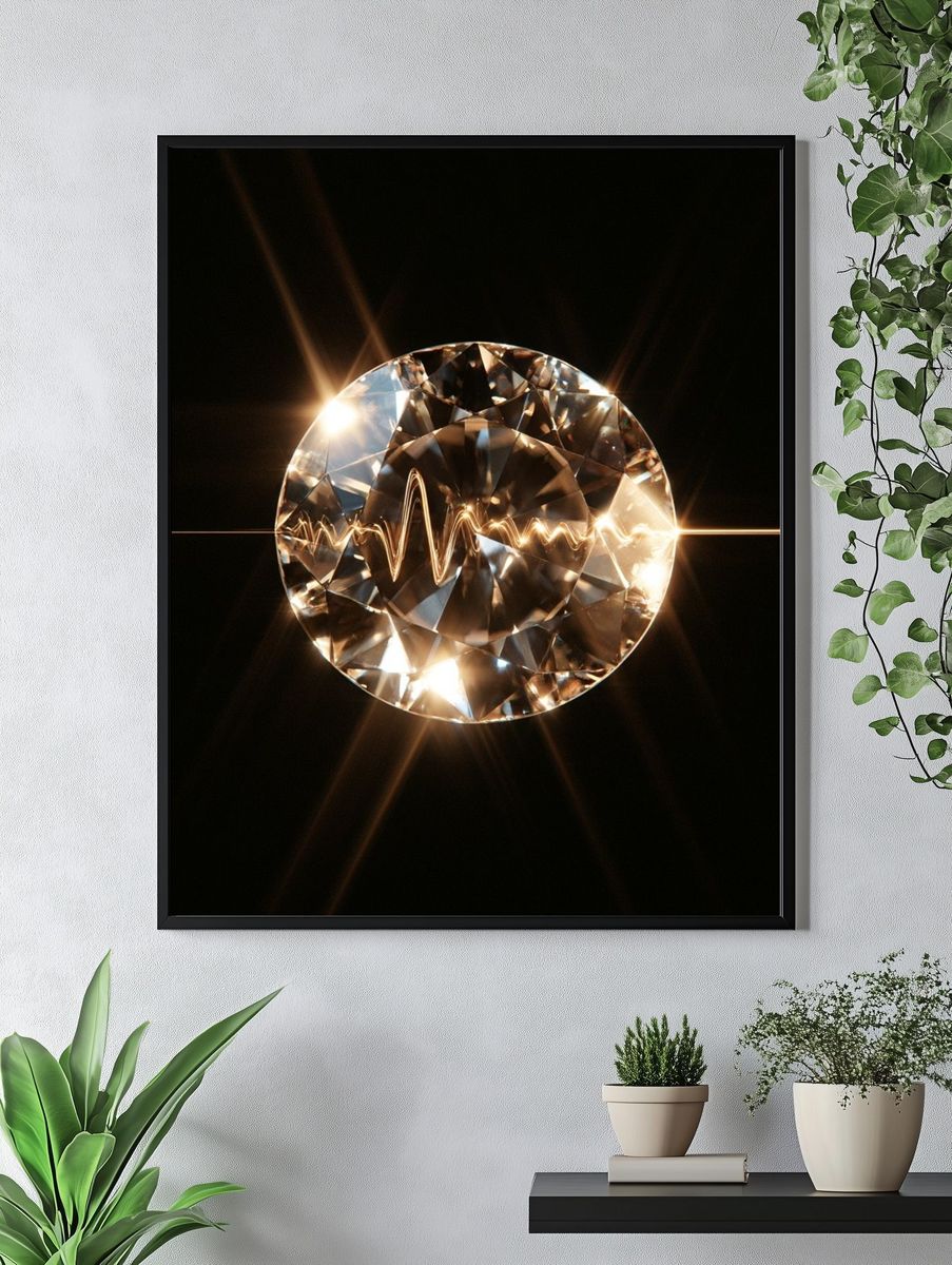 Crystal Orb Abstract Poster. — room view 4