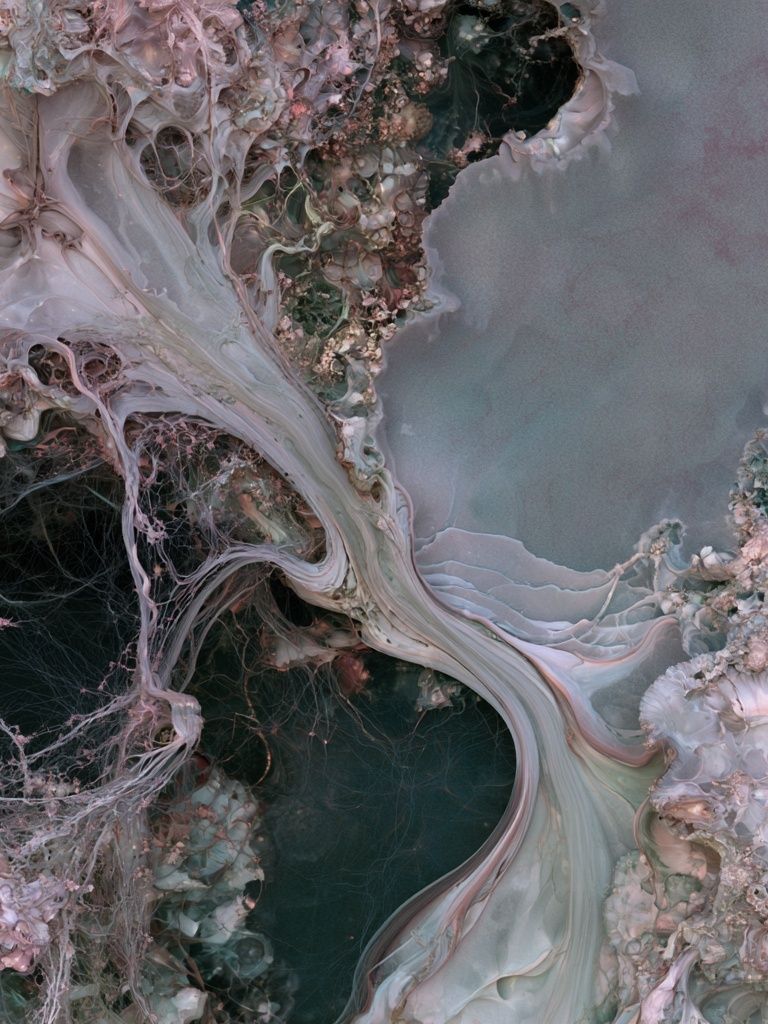 Pastel Marble Flow Abstract Poster. poster — abstract art