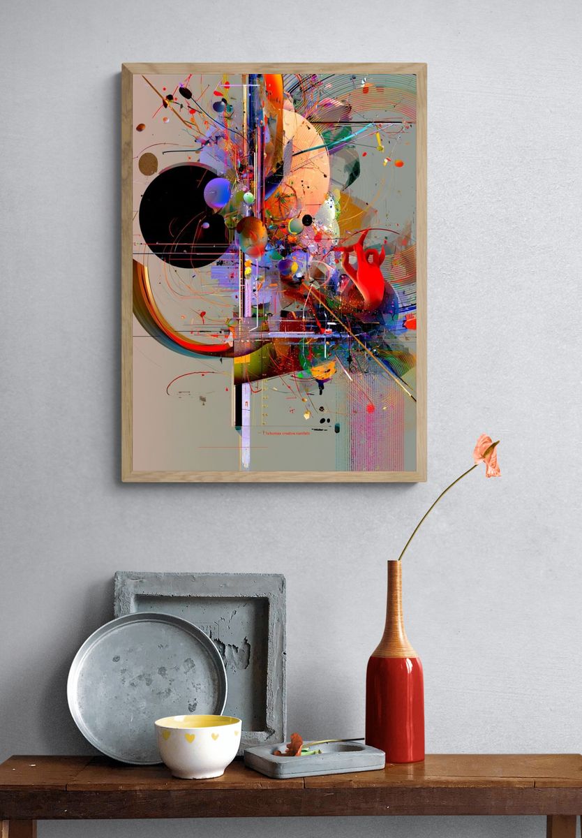 Chromatic Orbit Abstract Poster. — room view 3