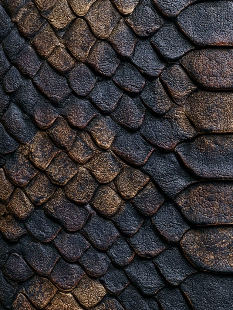 Dragon Scale Texture Abstract Print. poster detail