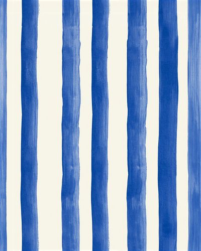 Blue Stripe Abstract Poster. poster